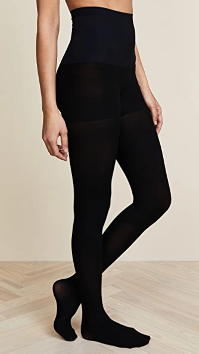 Commando Control Top Ultimate Opaque Matte Tights In Black