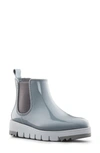 Cougar Firenze Glossy Chelsea Rain Boots In Ash Blue