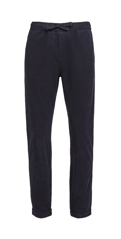 Ps By Paul Smith Drawstring Trousers In Dark Navy