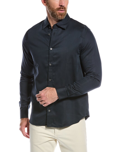 Ted Baker Logo-embroidered Cotton Shirt