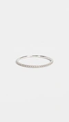Ef Collection 14k Diamond Eternity Stack Ring In Silver