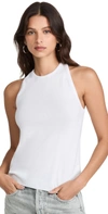 A.l.c Round Neck Tank Top In White