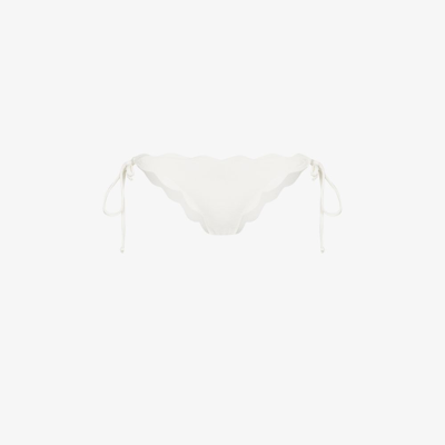 Marysia Mott Side-tie Bikini Bottoms In White