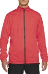 Nike Storm-fit Victory Men's Full-zip Golf Jacket In Track Red,black