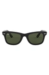 Ray Ban Large Classic Wayfarer 54mm Sunglasses In Black
