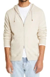 Brunello Cucinelli Cashmere Zip-up Hoodie Sweatshirt In Neutrals