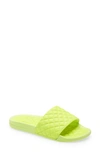 Apl Athletic Propulsion Labs Lusso Quilted Slide Sandal In Green