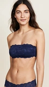 Cosabella Never Say Never Flirty Bandeau Bra In Navy Blue