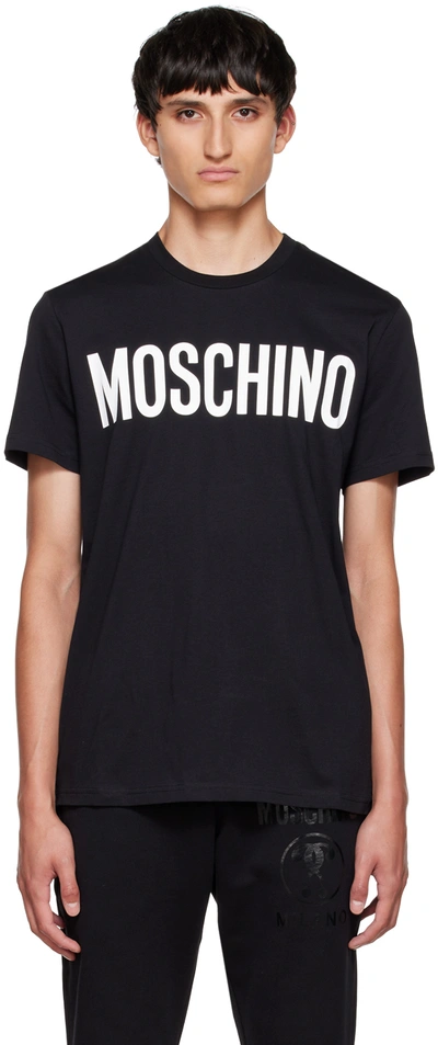Moschino Black Printed T-shirt