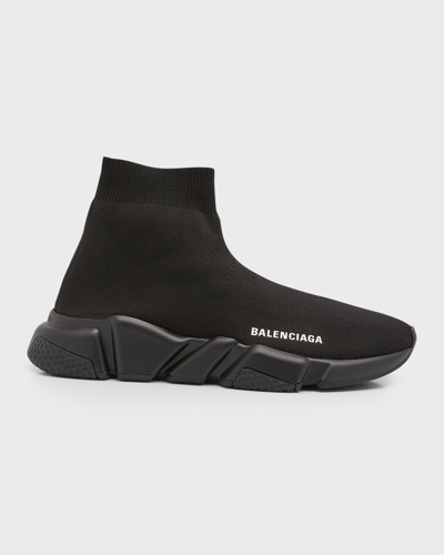 Balenciaga Speed 2.0 Lt Black Stretch-knit Sneakers