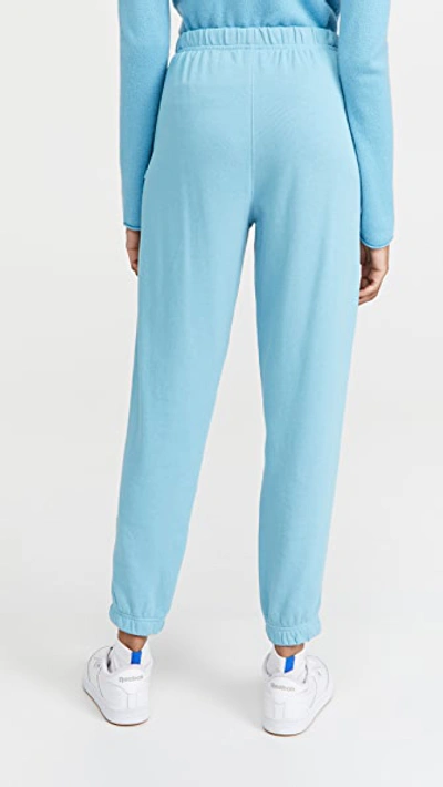 Atm Anthony Thomas Melillo French Terry Pull On Pants In Ocean Blue