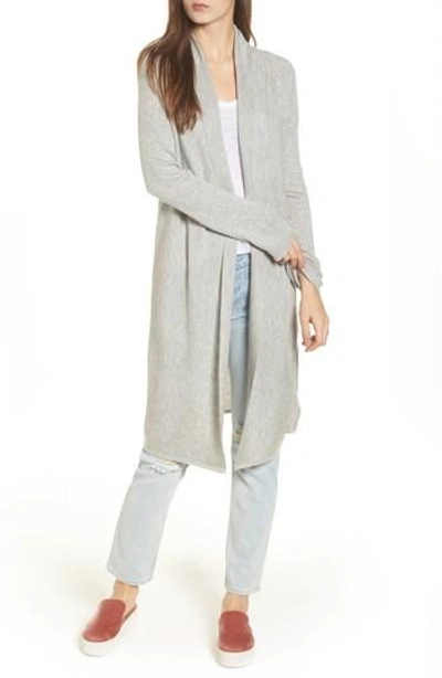 Splendid Uptown Cardigan In Light Heather Grey