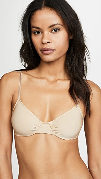 Only Hearts Second Skins Underwire Bra In Almond