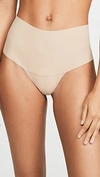 Hanky Panky Bare Godiva High Rise Thong In Taupe