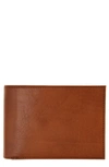 Bosca Aged Leather Executive Wallet In Saddle