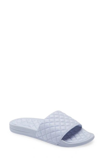 Apl Athletic Propulsion Labs Lusso Quilted Slide Sandal In Blue