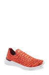 Apl Athletic Propulsion Labs Techloom Wave Hybrid Running Shoe In Burgundy / Magenta / Melange