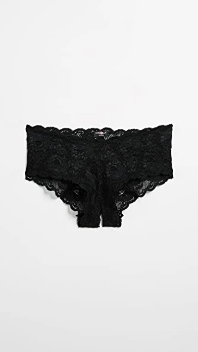 Cosabella Never Say Never Naughtie Low Rise Hotpants In Black
