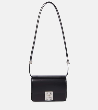 Givenchy 4g Small Calfskin Crossbody Bag In Black