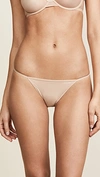 Calvin Klein Underwear Sleek String Bikini Panties In Bare