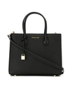 Michael Michael Kors Large Mercer Tote In Black