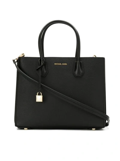 Michael Michael Kors Large Mercer Tote In Black