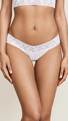 Hanky Panky Cotton With A Conscience Petite Low Rise Thong In White