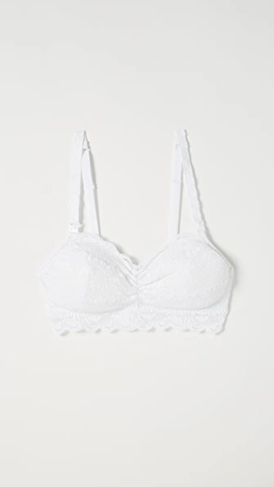 Cosabella Never Say Never Mommie Nursing Soft Bra In White