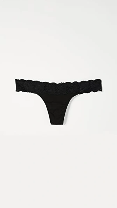 Cosabella Never Say Never Maternity Thong In Black