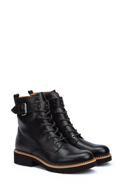 Pikolinos Vicar Combat Boot In Black ModeSens