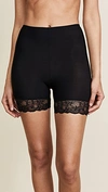 Only Hearts Second Skin Lace-trimmed Bike Shorts In Black