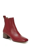 Franco Sarto Waxton Booties Women's Shoes In Crimson Leather