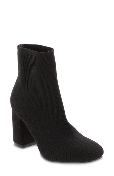 Mia Women's Edee Sock Block-heel Booties In Black