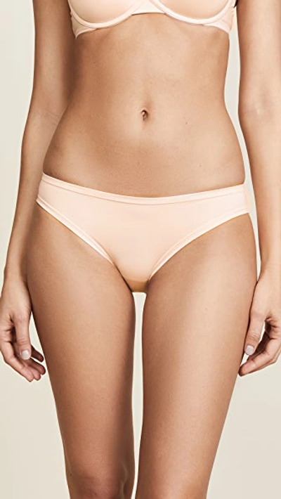 Cosabella Evolution Low Rise Bikini Briefs In Nude Rose