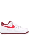 Nike Air Force 1 07 Low-top Sneakers In White,team Red,sail,university Red