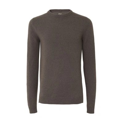 Rick Owens Banana Ziggy Cutout Jumper In Grey