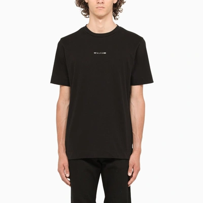 1017 A L Y X 9sm Black T-shirt With Contrasting Logo Lettering