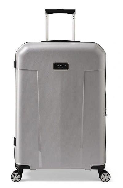 Ted Baker Medium Flying Colours 27-inch Hardside Spinner Suitcase In Light Grey