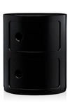 Kartell Componibili 2-door Storage Cabinet In Black