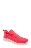 Apl Athletic Propulsion Labs Techloom Tracer Knit Training Shoe In Red/ Beige