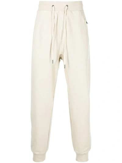 Ksubi Drawstring-waist Cotton Track Trousers In 中性色