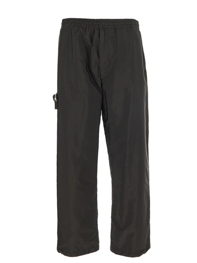 Prada Re-nylon Pants In Black