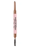 Too Faced Pomade In A Pencil Eyebrow Shaper & Filler Soft Brown 0.006 oz/ 0.17 G