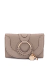 See By Chloé Stitched Layered Wallet In Grey