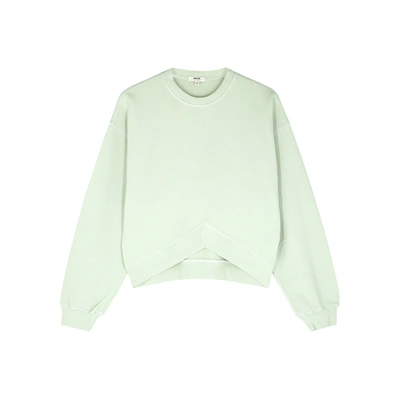 Agolde Mint Green Cotton Sweatshirt