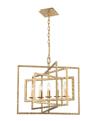 Crystorama Capri 5-light Chandelier In Gold