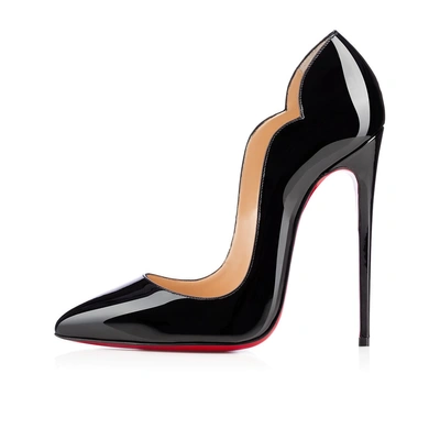 Christian Louboutin Hot Chick 130 Black Patent Leather - Women Shoes - |  ModeSens
