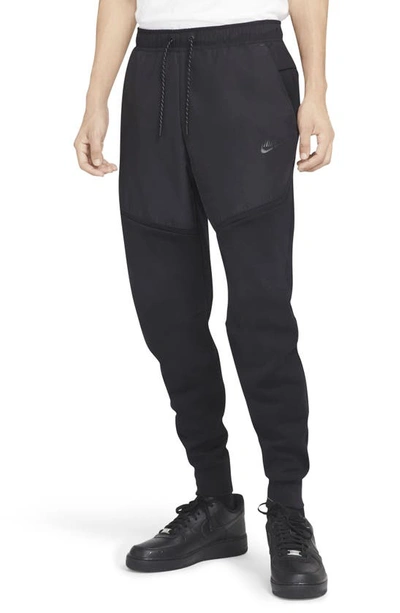 Nike Sportswear Tech Fleece Joggers In Black/ Black/ Black