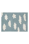 Lorena Canals Kids' Clouds Rug In Clouds Vintage Blue