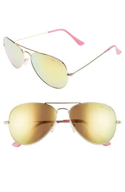 Lilly Pulitzerr Lilly Pulitzer Lexy 59mm Polarized Aviator Sunglasses In Pink